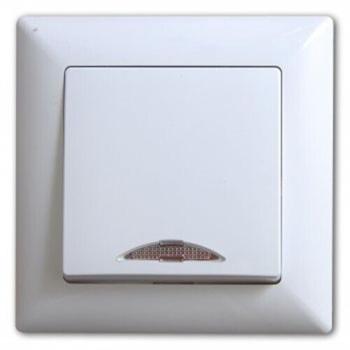 Gunsan Visage Schalter Ein-/Ausschalter mit Beleuchtung Weiss